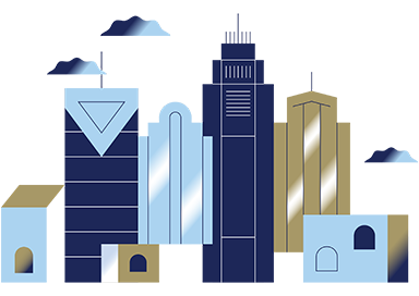 Charlotte skyline illustration