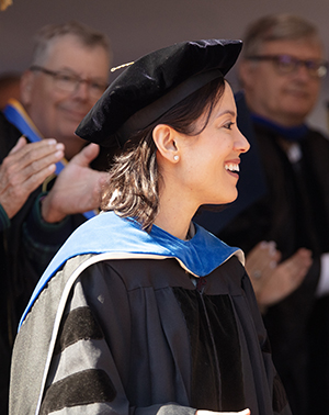 Dr. Melinda Harper at Commencement