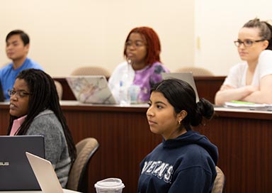 Classroom with students