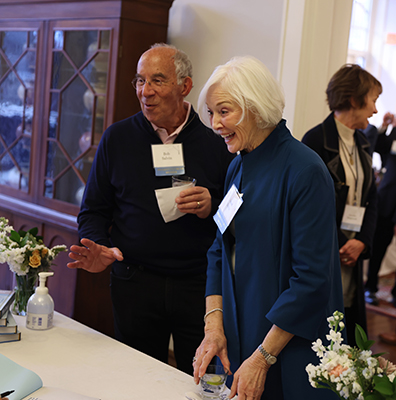 The Salvins at Dan Buettner event