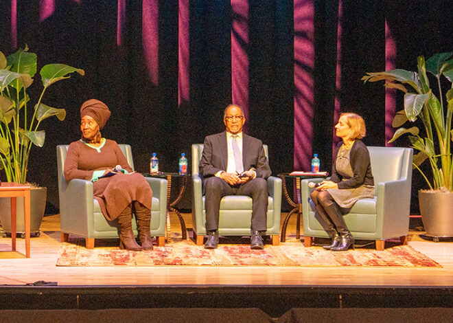 Circle of Humanity event speakers on stage