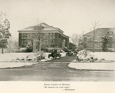 Model T's in front of McEwen