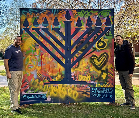 Chanukah Murual with Andy and Mike