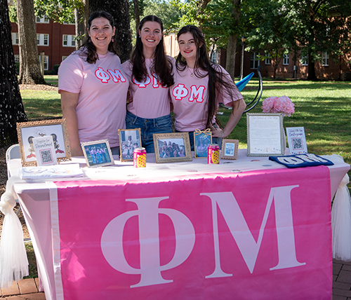 Phi Mu table