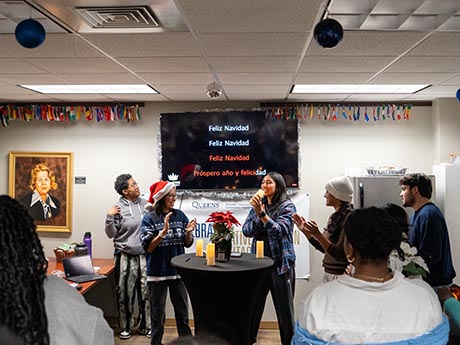 Holiday party in Lounge