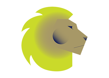 Rex the lion illustration