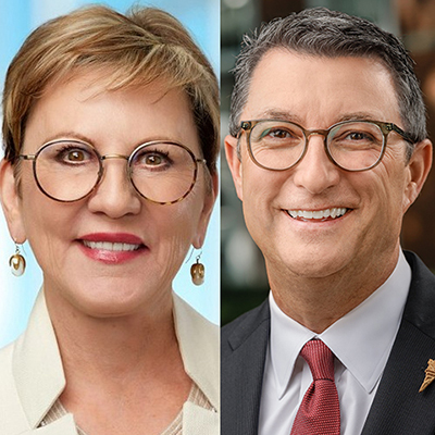 Pamela Davies and Jim Piatt