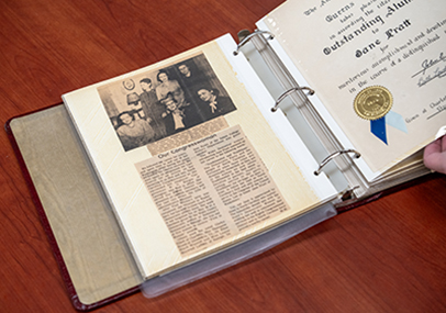 Jane Pratt scrapbook