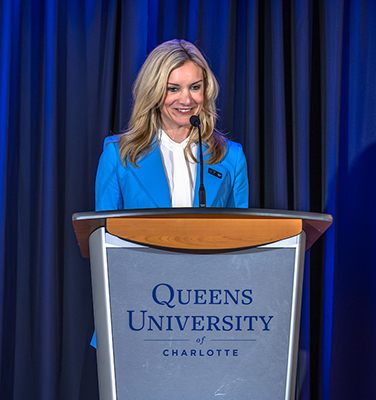 Kristi Coleman at podium