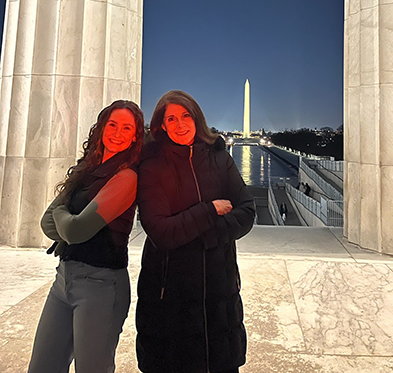 Jenna Hodges and Dr. Maggie Commins in DC