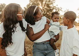 Kendra Rose with family