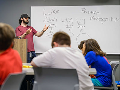 Luke Freudenthal teaching at AI Play