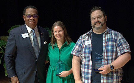 Jesse Cureton, Nicole Tarr, and Derek Everhart