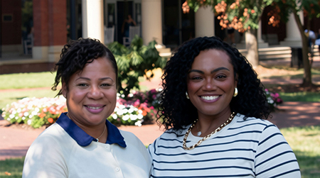 Sana Silvera-Roy and Shardae Brown